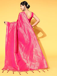 Saree mall Ethnic Motifs Saree with Woven Design Border