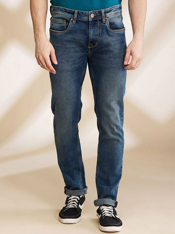 Being Human Men Slim Fit Light Fade Jeans