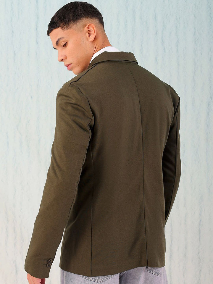 The Indian Garage Co. X Luxe Comfort Fit Single-Breasted Blazer