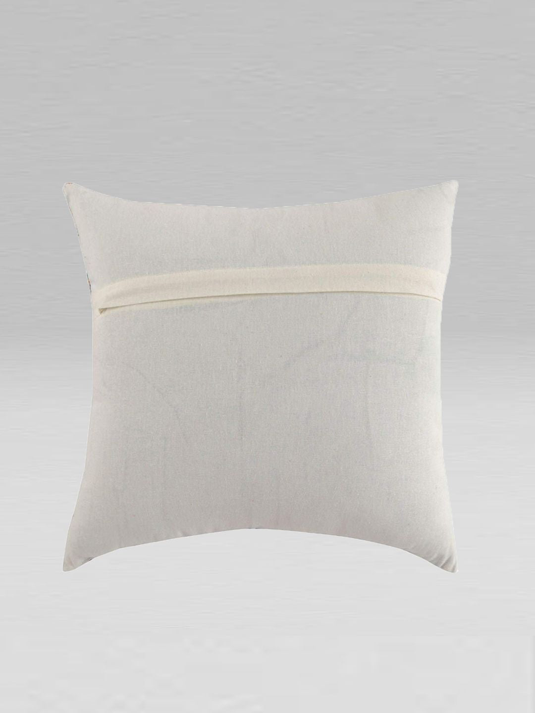 STITCHNEST Pink & Blue Set of 2 Floral Square Cushion Covers