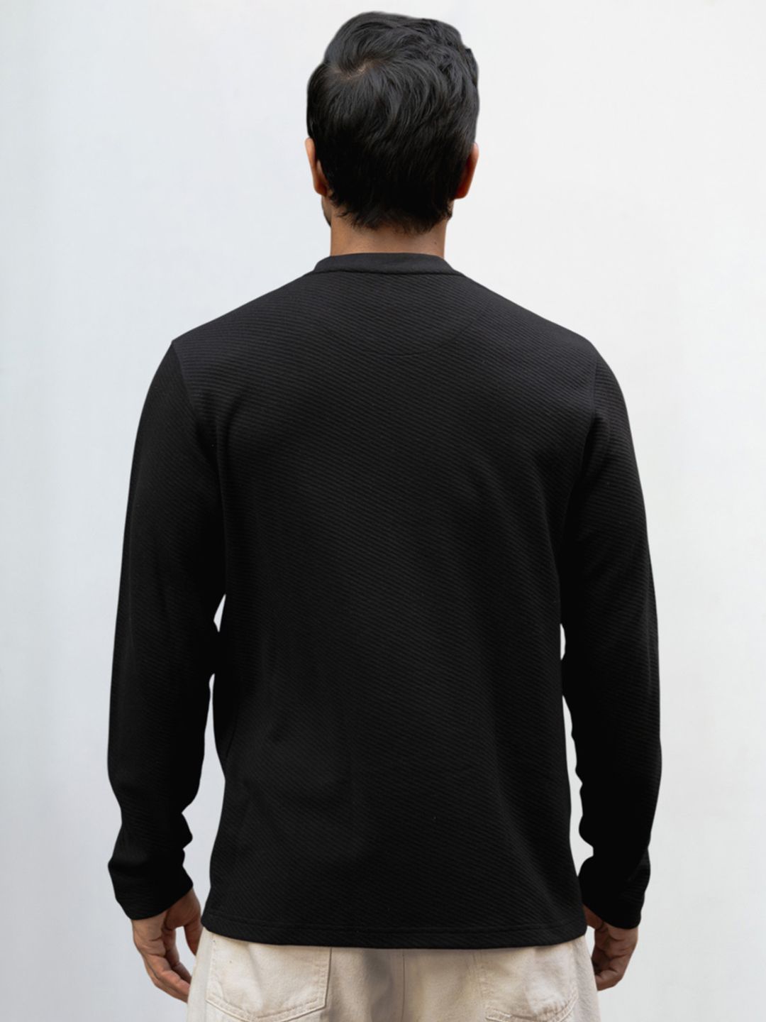 Powerlook Men Henley Neck T-shirt