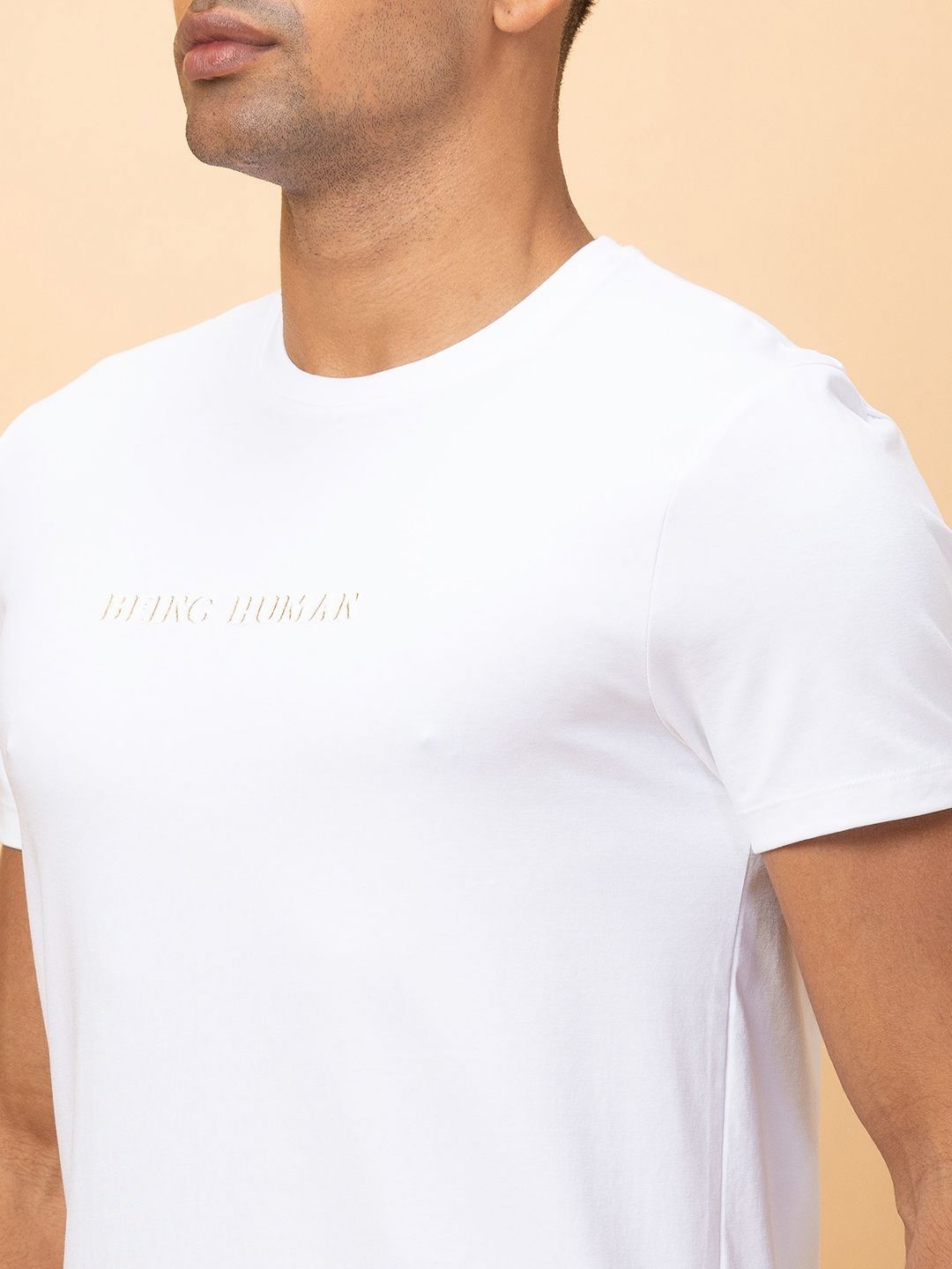 Being Human Men Typography T-shirt