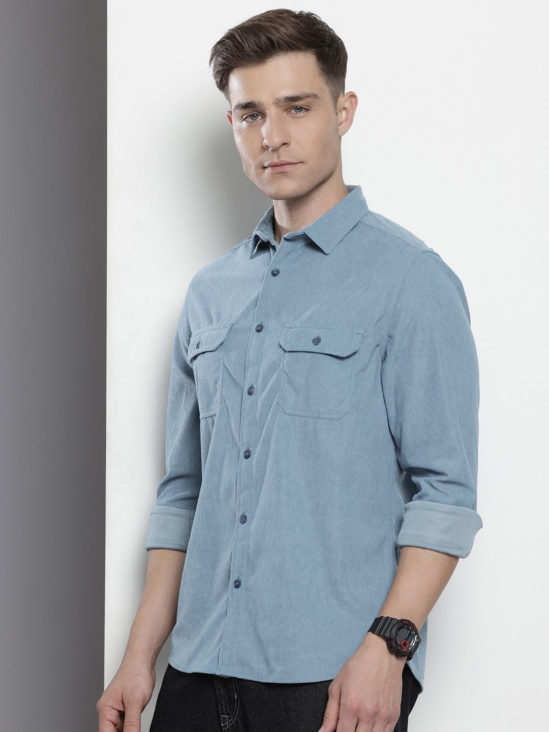 The Indian Garage Co Corduroy Casual Shirt