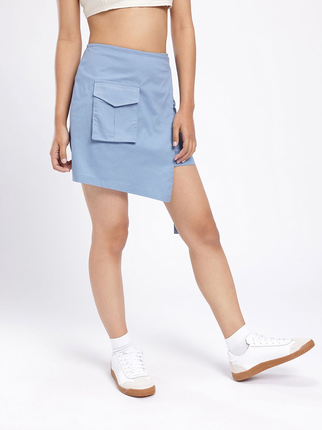 DressBerry Street Cool Mini Wrap Skirt