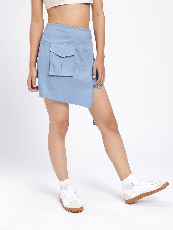DressBerry Street Cool Mini Wrap Skirt