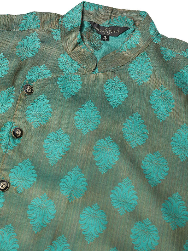 SOJANYA Woven Design Ethnic Motifs Kurta