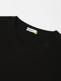 Bewakoof Men Black House Of The Dragon Iconic Graphic Back Pure Cotton Printed T-shirt