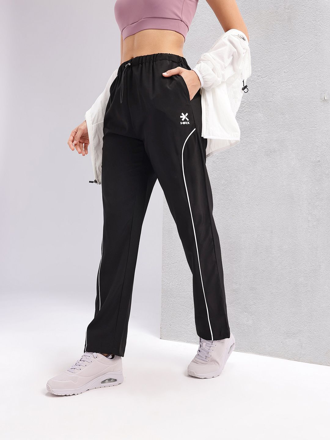HRX by Hrithik Roshan Women Toggle Hem Lifestyle Track Pants