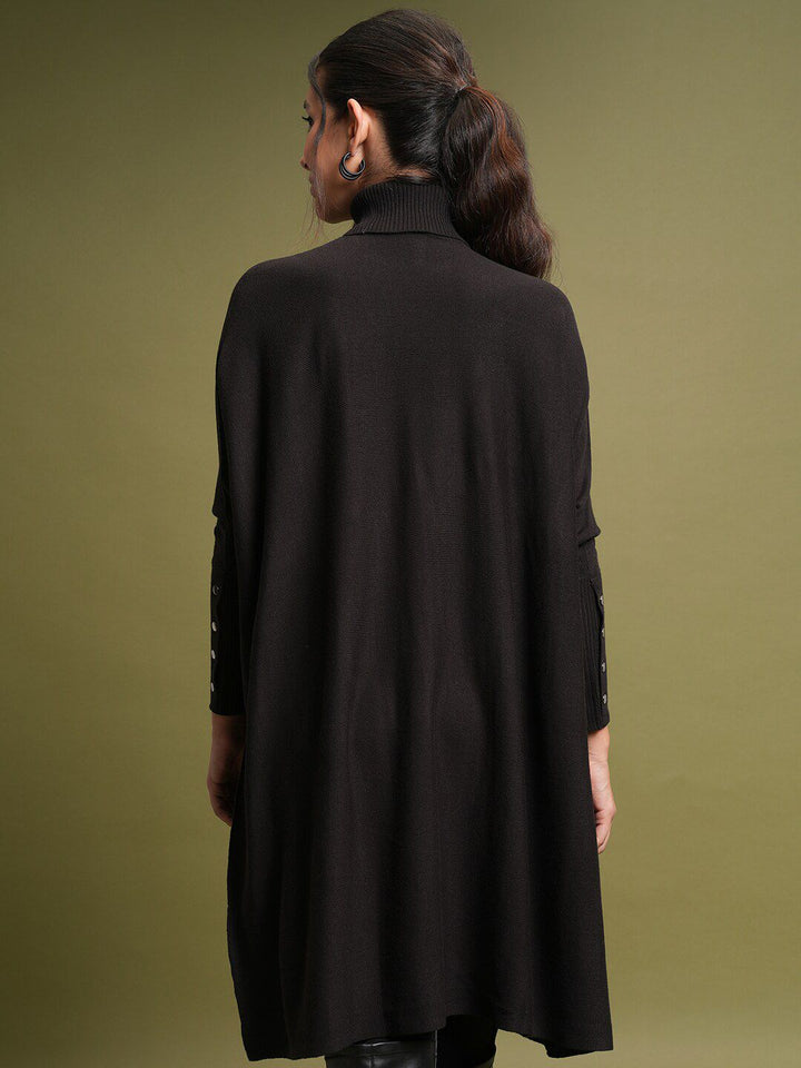 Tokyo Talkies Turtle Neck Longline Pullover Sweater