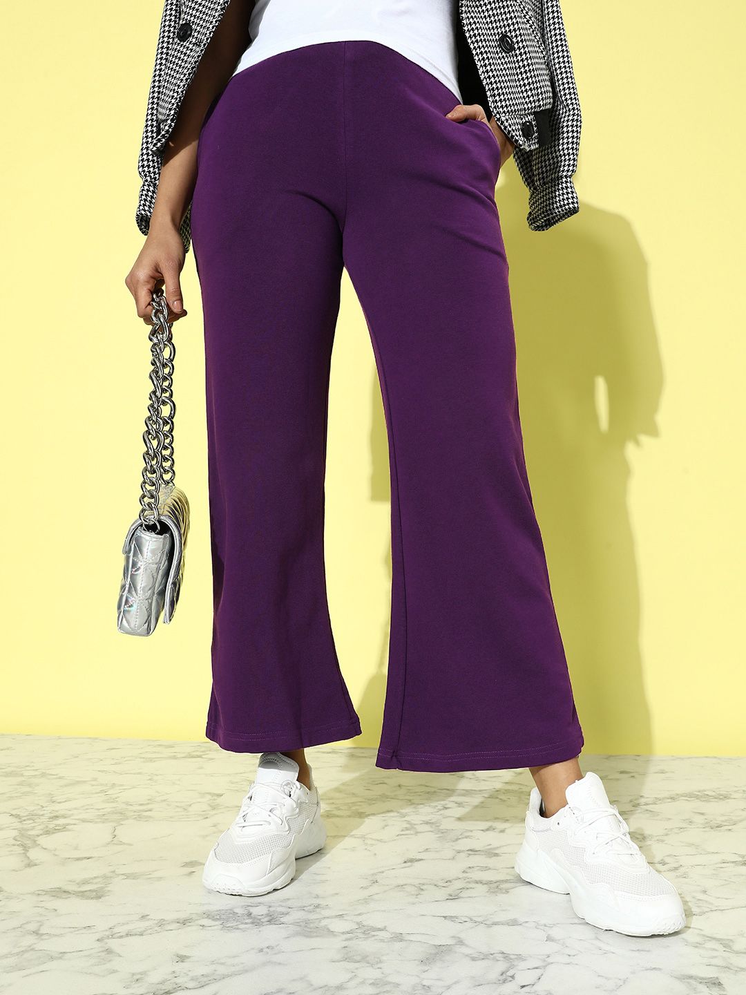 DILLINGER Women Solid Relaxed Fit Track Pant