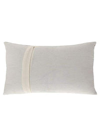 STITCHNEST Pack Of 2 Cream-Coloured Printed Rectangle Cushion Covers