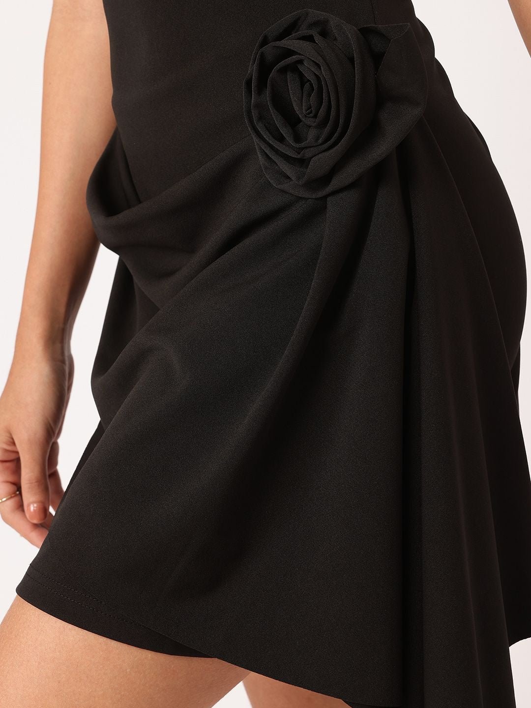 DressBerry Corsage Crush Draped Strapless Dress