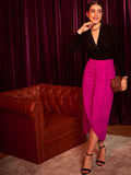 Berrylush High Rise Midi Tulip Skirt