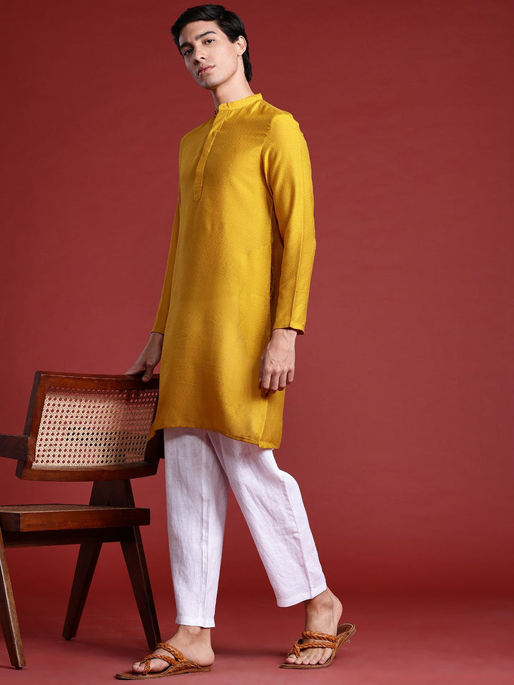 Anouk Chevron Woven Design Kurta