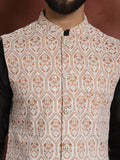 Jaket Nehru Kolar Mandarin Bersulam Warna Pic Anouk