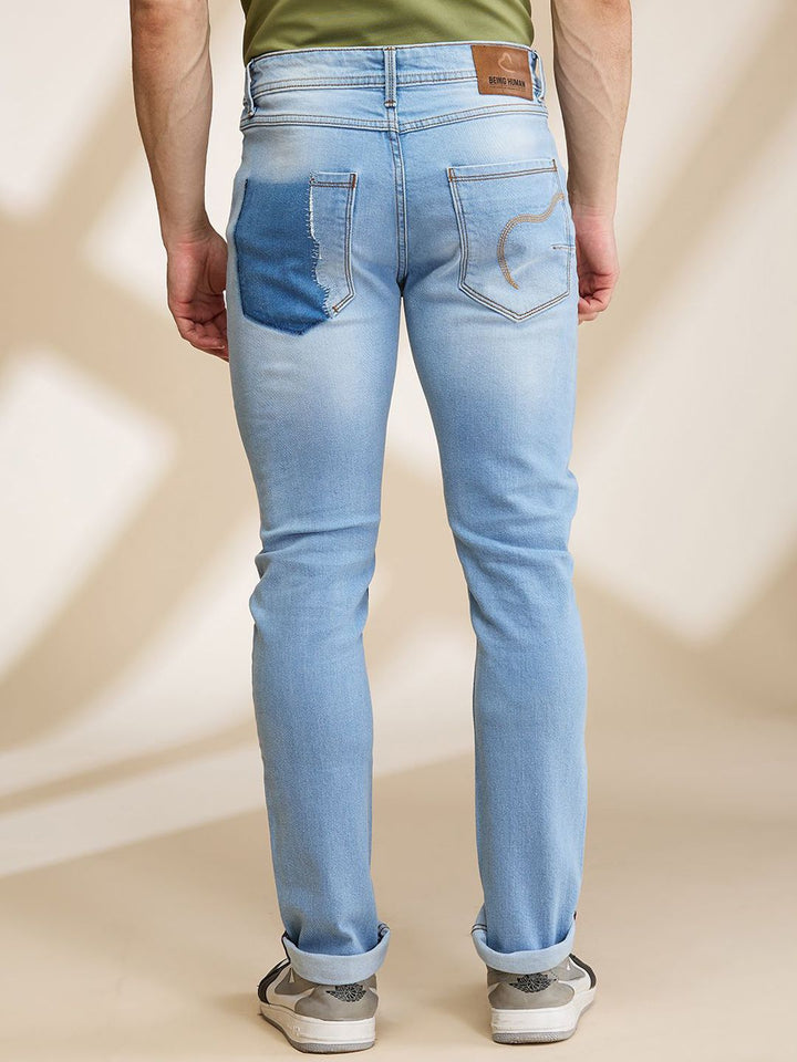 Being Human Men Highly Distressed Heavy Fade Jeans