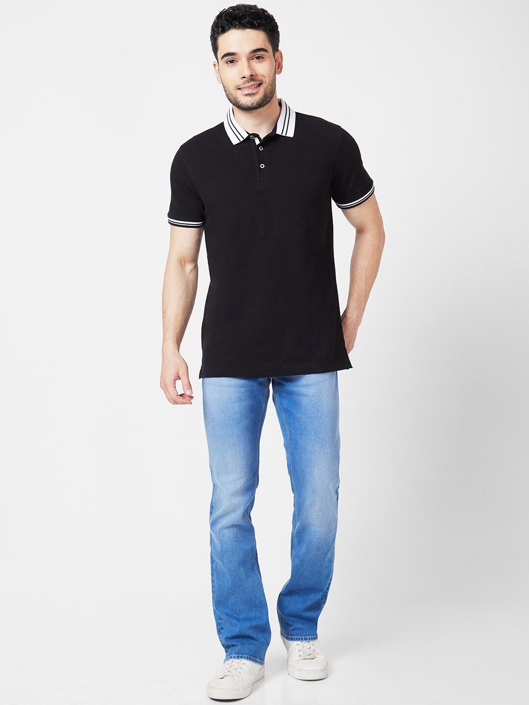 SPYKAR Men Rafter Relaxed Fit Heavy Fade Stretchable Jeans