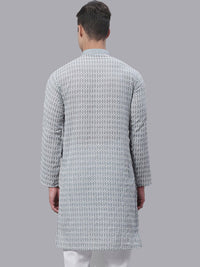 SOJANYA Geometric Embroidered Thread Work Pure Cotton Kurta