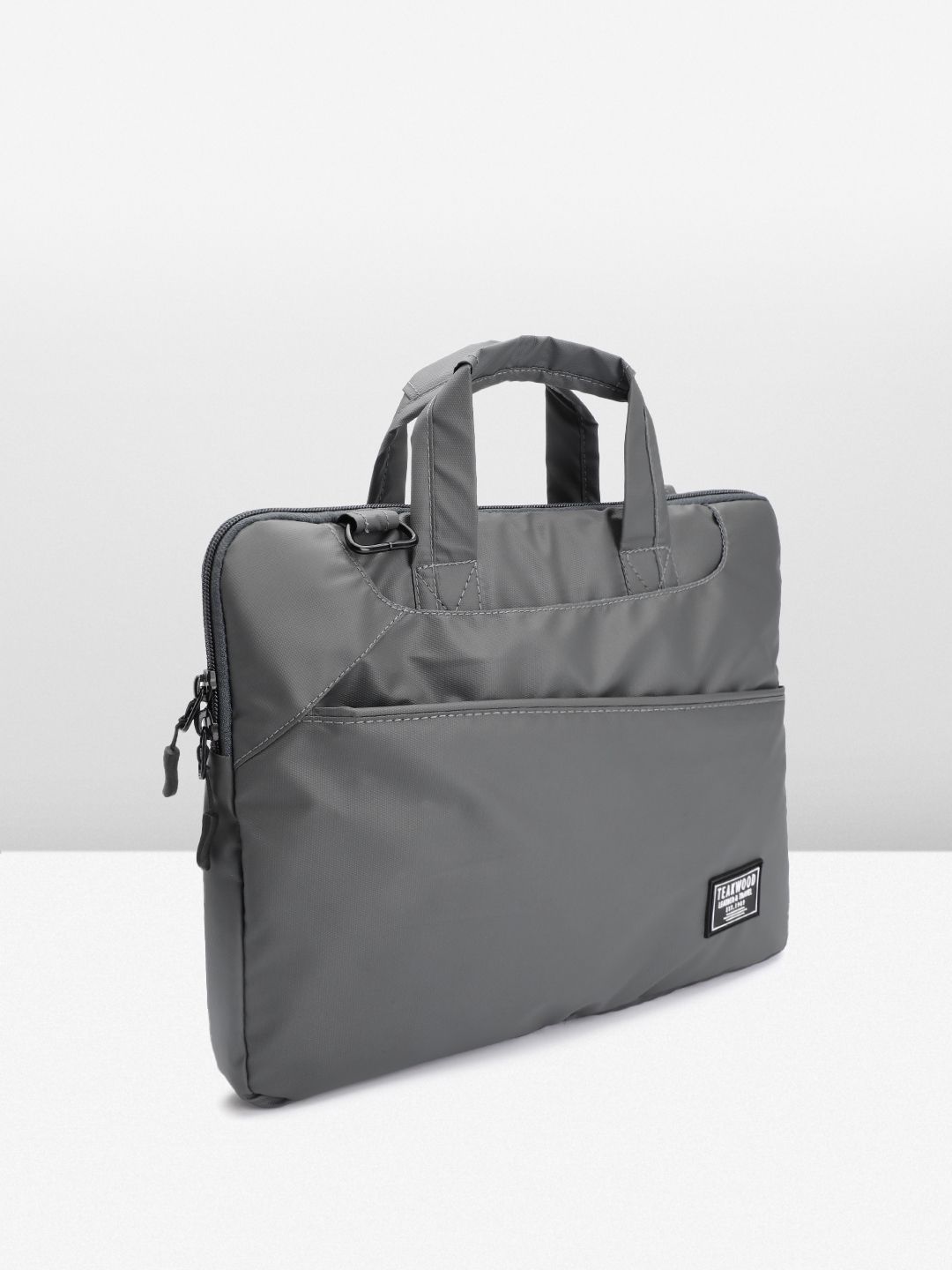 Teakwood Leathers Unisex 15 Inch Laptop Bag With Detachable Sling Strap