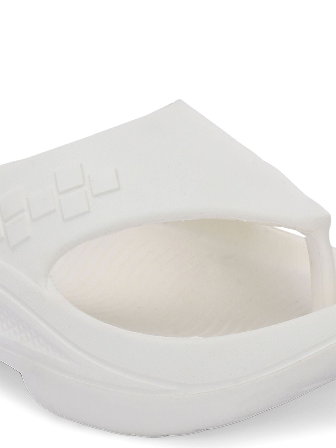 HRX by Hrithik Roshan Men Off White Thong Flip-Flops