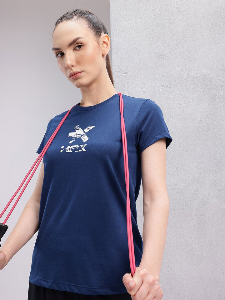HRX by Hrithik Roshan Typography Print Training T-shirt