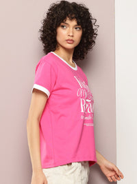 DILLINGER Typography Printed Pure Cotton Boxy T-shirt