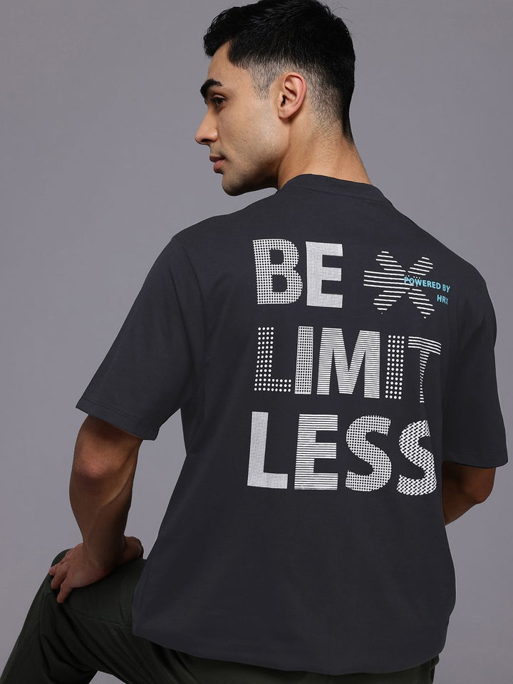 HRX by Hrithik Roshan Typography Printed Training T-shirt