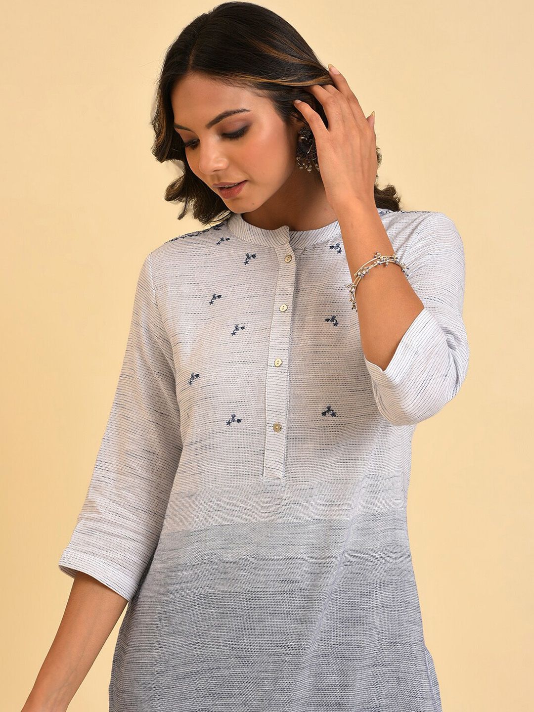 W Straight Cotton Kurta