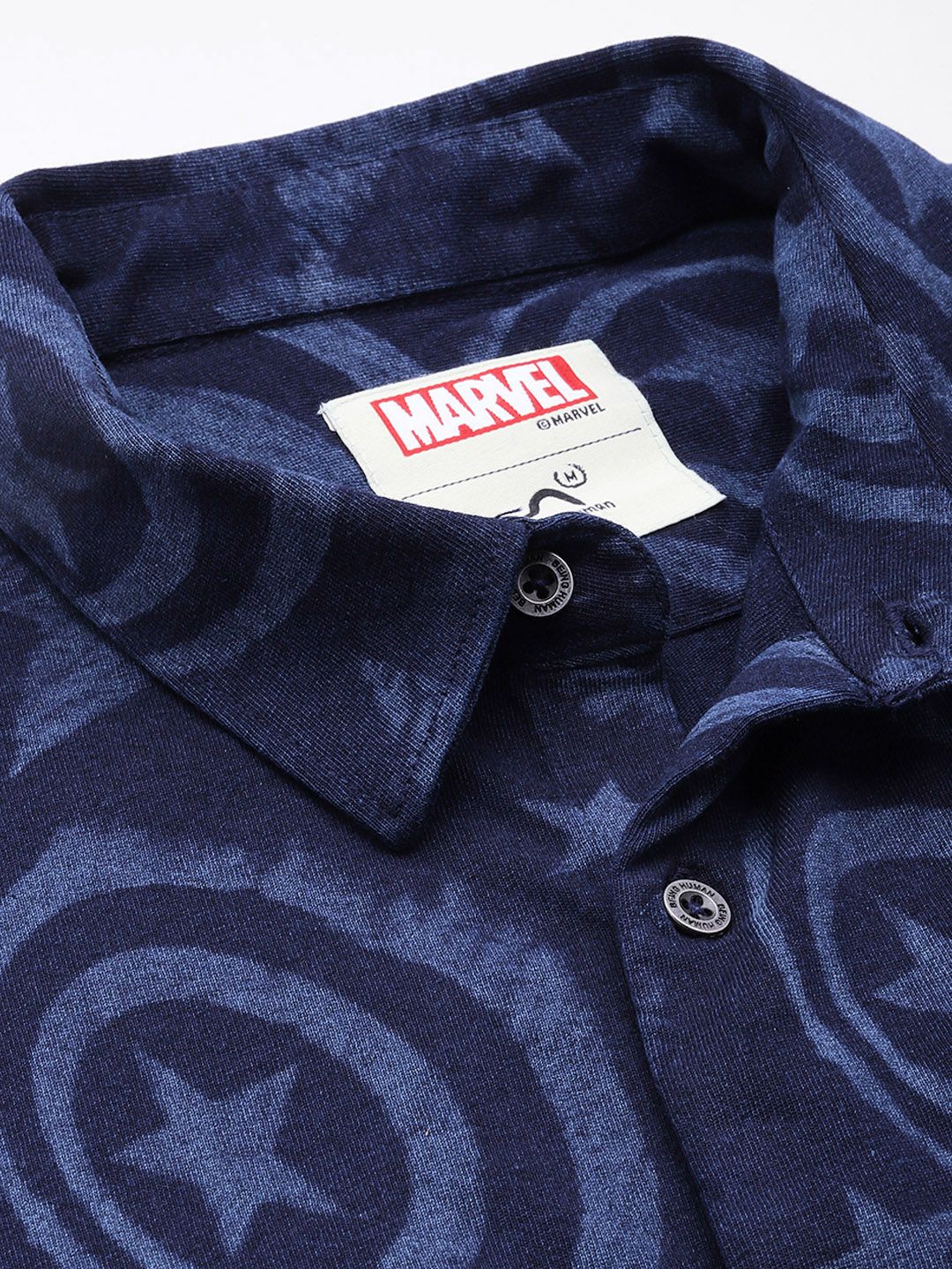 Being Human Marvel Printed Pure Cotton Casual Shirt