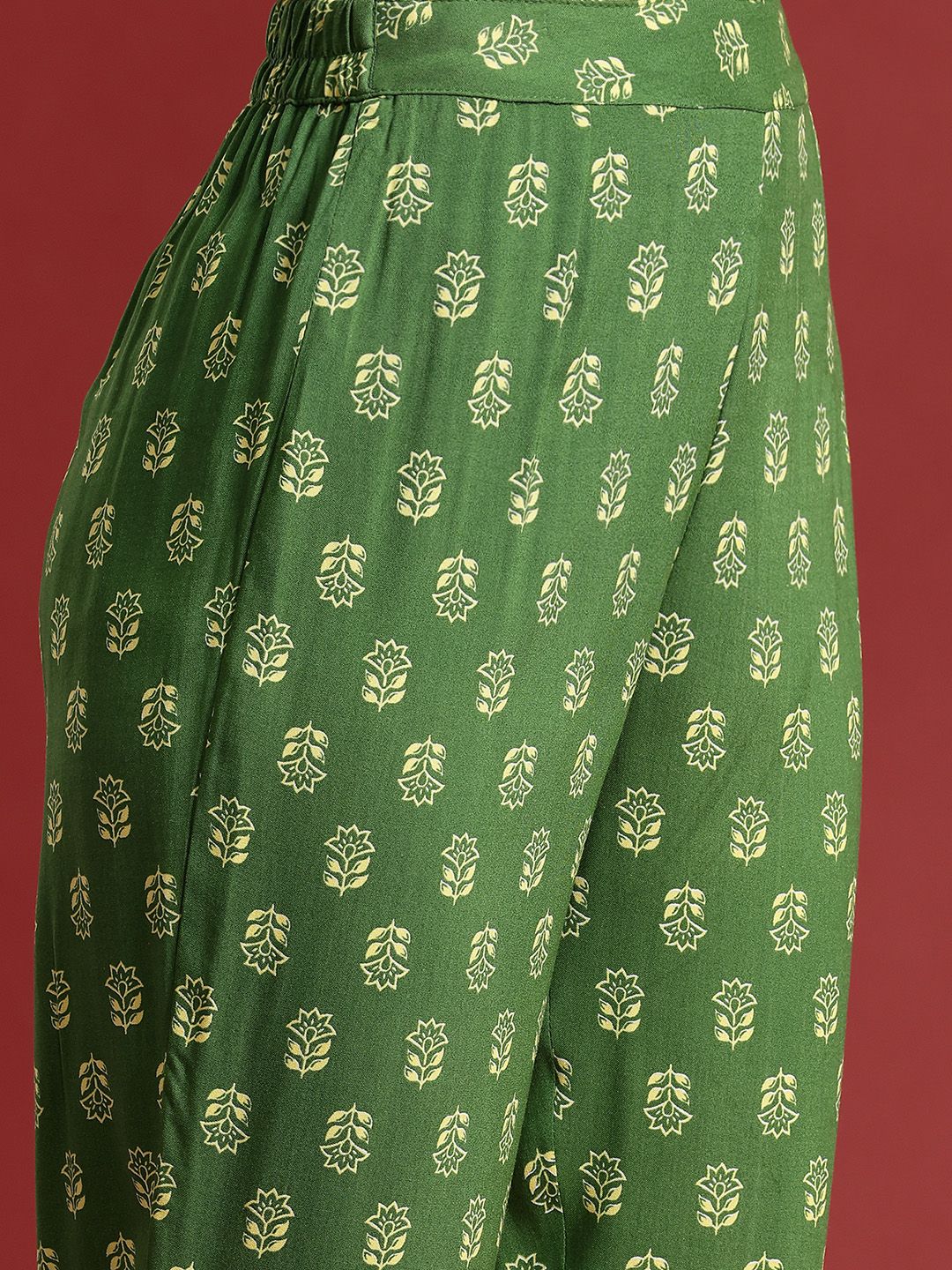 Anouk Yoke Design Gotta Patti Straight Kurta with Trousers