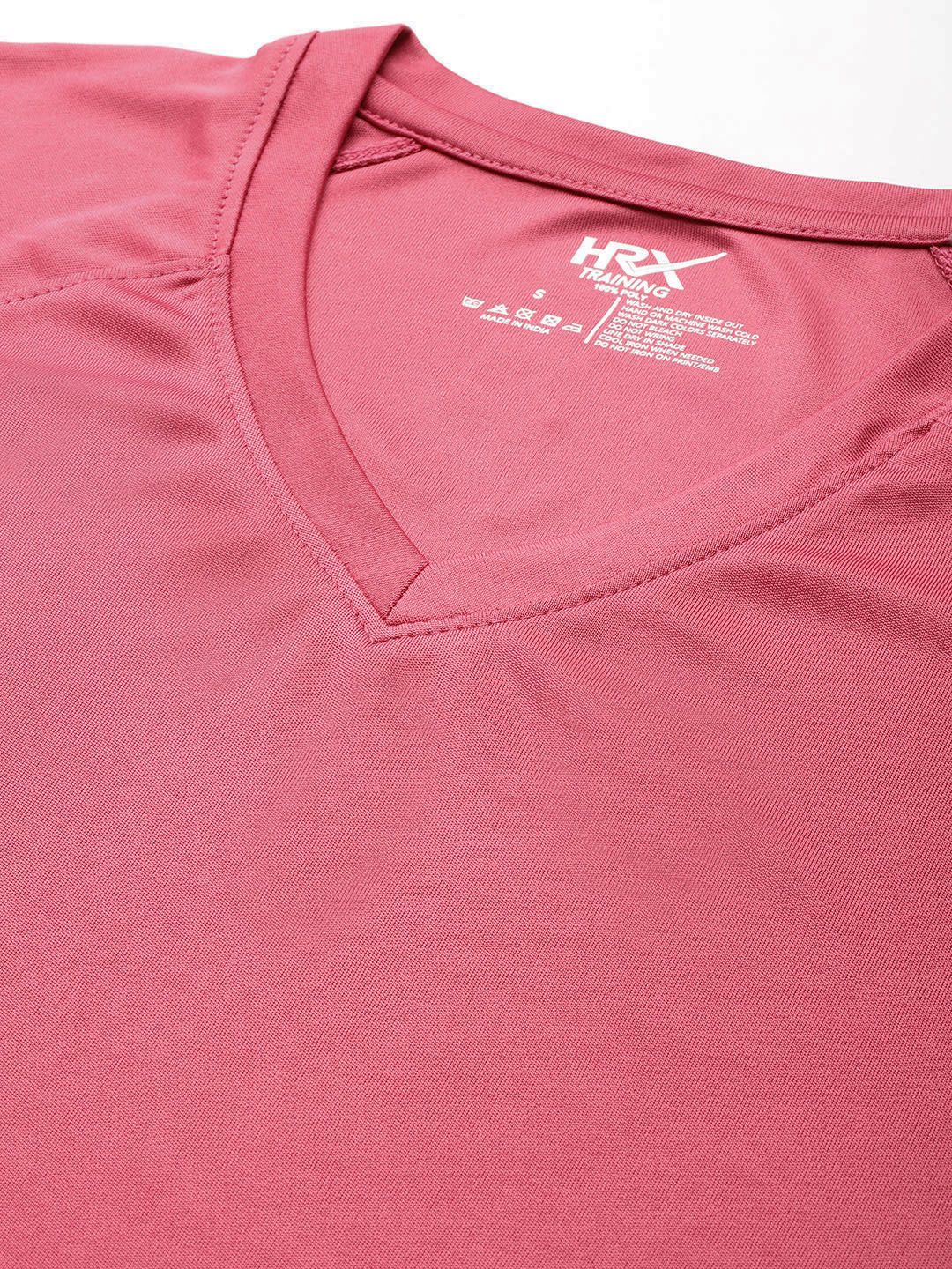 HRX by Hrithik Roshan Raglan Sleeves Rapid-Dry Training Crop T-shirt
