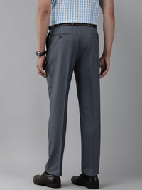 Park Avenue Men Smart Fit Low-Rise Formal Trousers