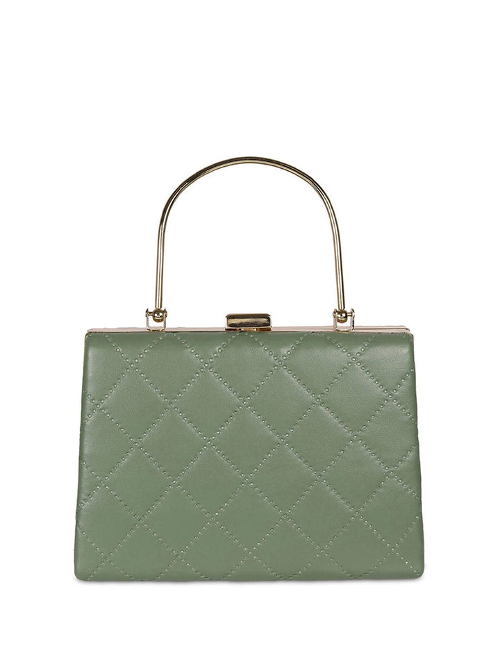 Metro Textured Box Clutch