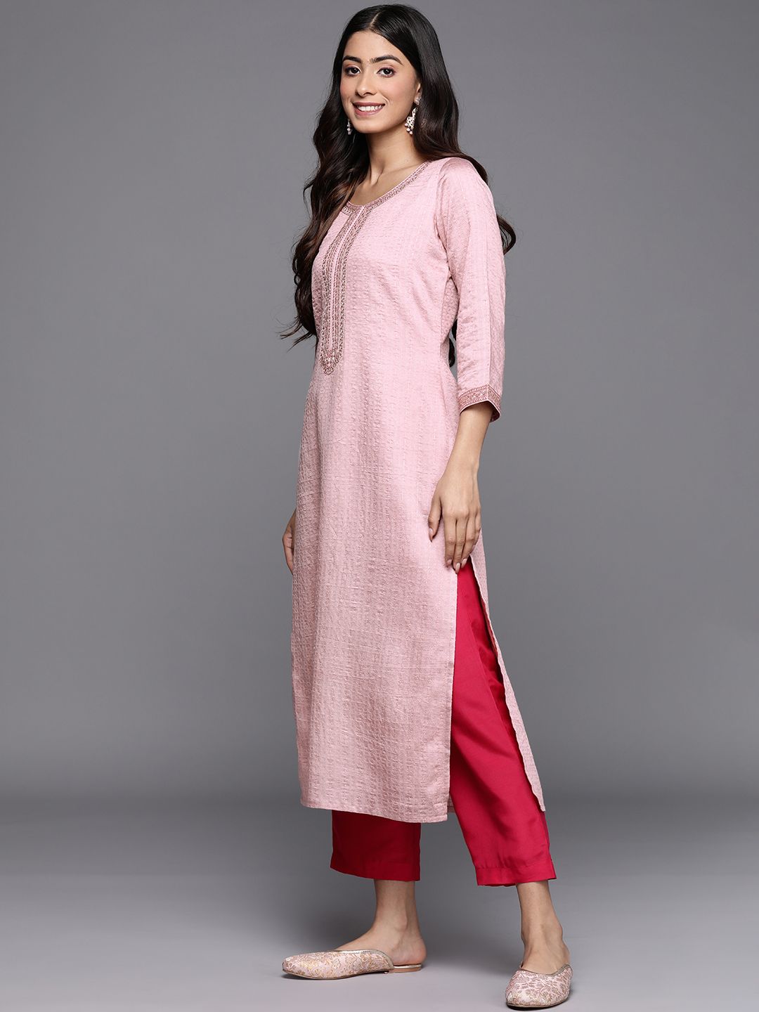 Libas Pastel Dobby Kurta