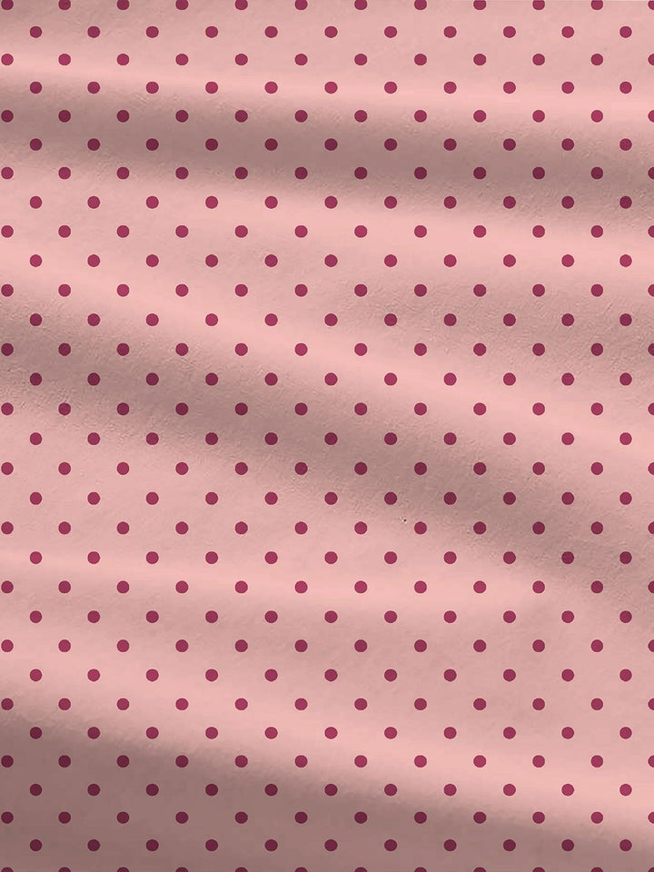MYTRIDENT Party Mood Pink Urban Comfort Flat 144TC Queen Cotton Bedsheet Set