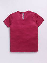HRX by Hrithik Roshan Boys Typography Printed Rapid-Dry T-shirt