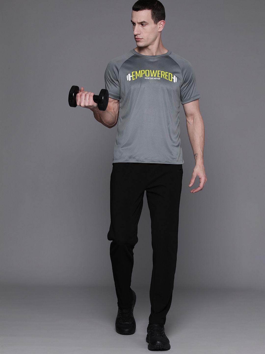 HRX by Hrithik Roshan Printed Rapid-Dry Training T-shirt