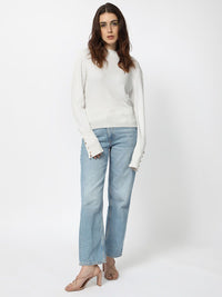 RAREISM Basic Sweater With Cuff Detail