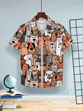 HELLCAT Boys Floral Opaque Printed Casual Shirt