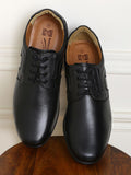 Red Chief Men Black Genuine Leather Formal Derbys