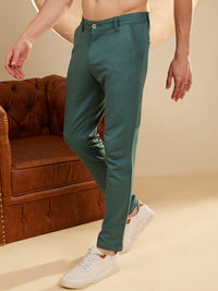 DENNISON Men Smart Tapered Fit Easy Wash Formal 4-Way Lycra Trouser