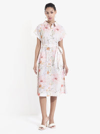 Rareism Fit & Flare Midi Dress Fit & Flare