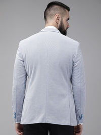 Park Avenue Active Fit Self Design Single-Breasted Formal Blazers