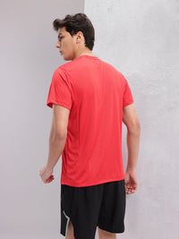 HRX by Hrithik Roshan Men Brand Logo Printed Rapid-Dry Training T-shirt