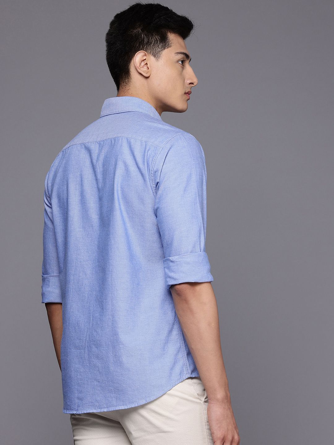 Raymond Slim Fit Pure Cotton Casual Shirt