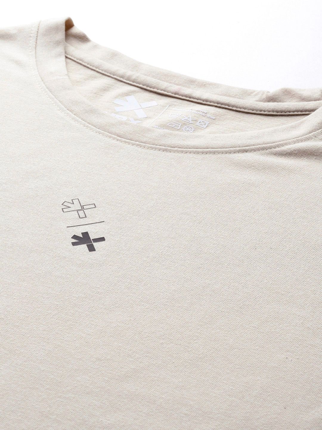 HRX by Hrithik Roshan Typography Print Pure Cotton Relaxed Yoga T-shirt