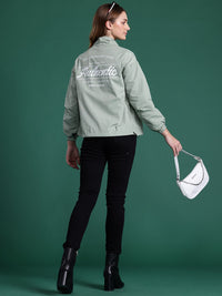 DressBerry Bomber Jacket with Mock Collar