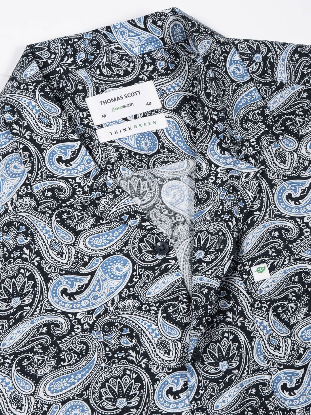 Thomas Scott Smart Ethnic Motifs Opaque Printed Casual Shirt