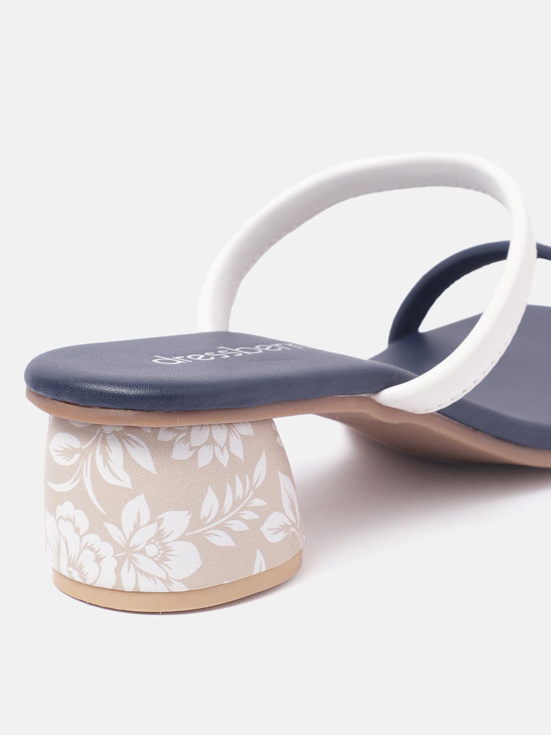 DressBerry Colourblocked Block Sandals