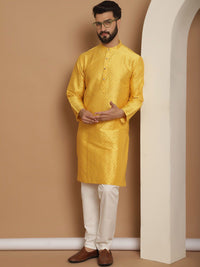 Anouk Ethnic Motifs Embroidered Straight Kurta with Churidar
